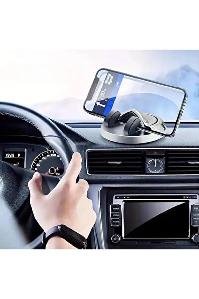 Nirnisa Araç İçi Telefon Tutucu Numaratik 360 Dönen Park Telefon Numaratör Torpido Üstü Telefon Tutacağı