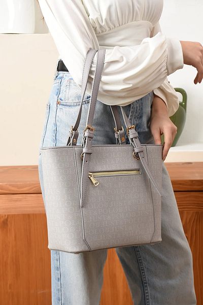 Just Polo Original Women's Large Size Waterproof Handbag Tote Bag 342205Pc