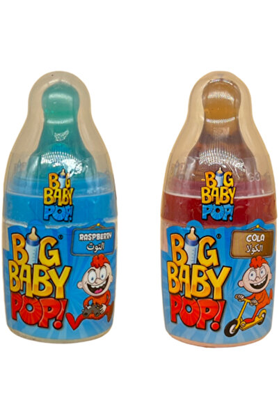 Push Pop 2 بازوكا بيج بيبي بوب بنكهة الفراولة والكشمش الأسود - 32 غرام