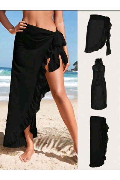 ZEKAS FASHION Tulle Pareo Skirt