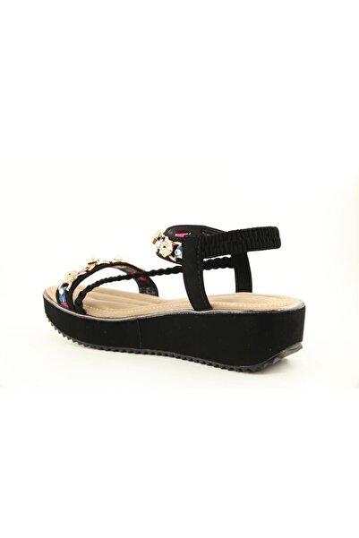 Guja 25Y121-4 Orthopedic Black Women's Sandals