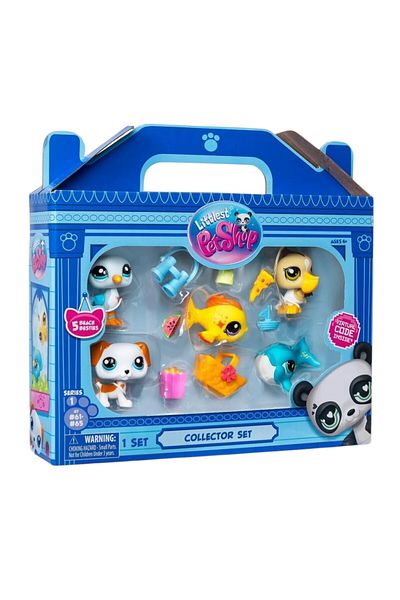 Littlest Pet Shop I Chose I Got Li̇ttlest Pet Shop Minis Beach Theme 5-Piece Mini Figure 4+