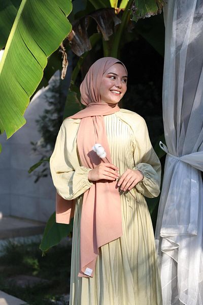 Şalland Natural Cotton Shawl Onion Peel