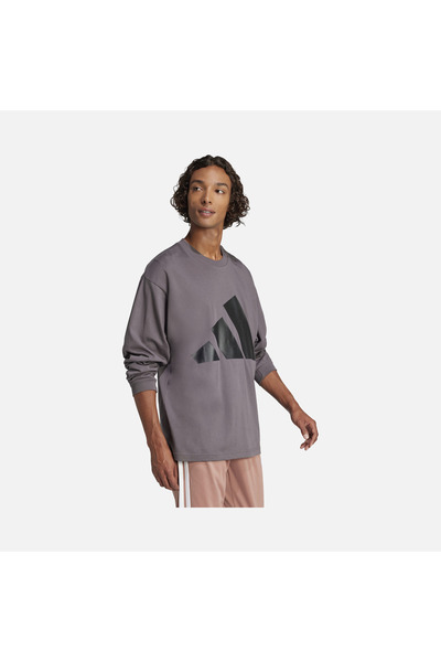 adidas Ανδρικό μπλουζάκι με στρογγυλή λαιμόκοψη με μεγάλο λογότυπο Sj