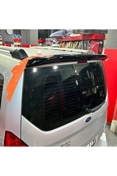md tuninggaraj Ford Courier 2014-2023 Uyumlu Parlak Siyah Boyalı Plastik Spoiler