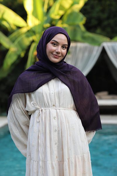 Şalland Dubai Series Shawl Plum