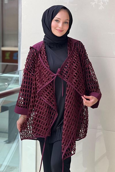Ghisa Hooded Mesh Jacket