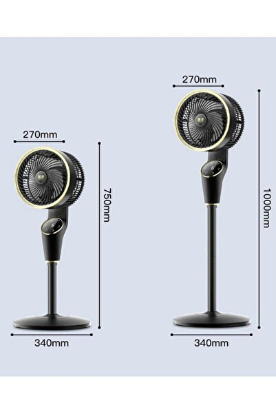Vezir Aksesuar Dokunmatik Kontrol, Sessiz Güç! Akıllı Fan ile Ferahlık Elinizde!