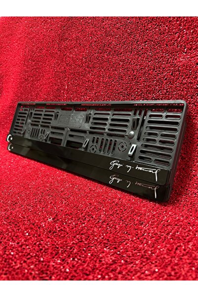 PP Plakalık Oto Araba Plakalığı GAZİ M.K.ATATÜRK İmzalı Ay Yıldız Yazılı Logo...