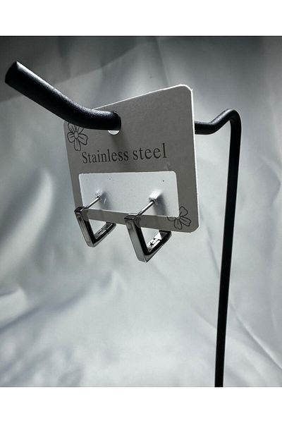 Mutenaura Stainless Steel Trend Square Earrings
