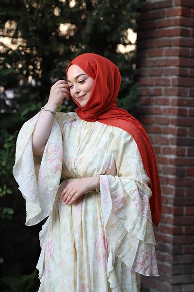 Şalland Dubai Series Shawl Red