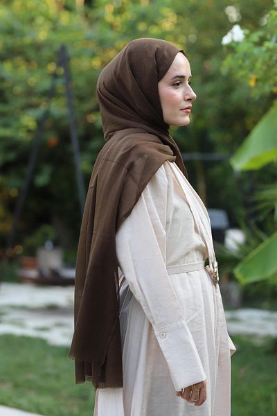 Şalland Dubai Series Shawl Brown