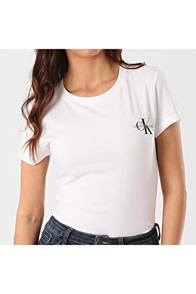 Calvin Klein Sports CalvinKlein MONOLOGO SLIM TEE Νέα Συλλογή Μπλουζάκι 100% ...