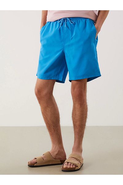 LC Waikiki Lcwaikiki classic blue knee length basic men's swim shorts