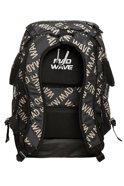 Mad Wave حقيبة ظهر Mad Team منقوشة باللون الأسود 45LT