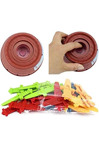 Generic Pirate Bucket Table Lucky Stab Pop Up Toy, Tricky Intellectual Barrel Games For Kids