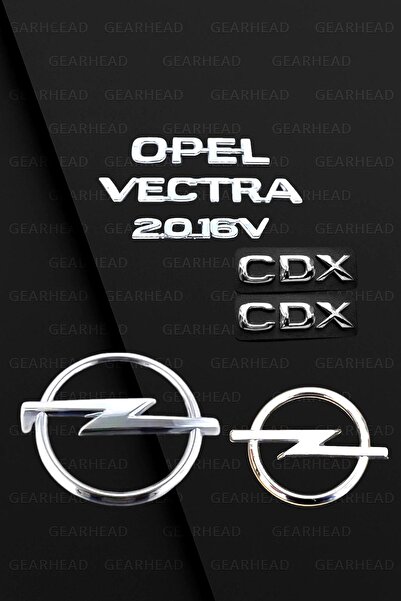 LYLLIA OPEL VECTRA 2.0 16V CDX Bagaj Yazısı & Ön Panjur Arması & Arka Bagaj L...