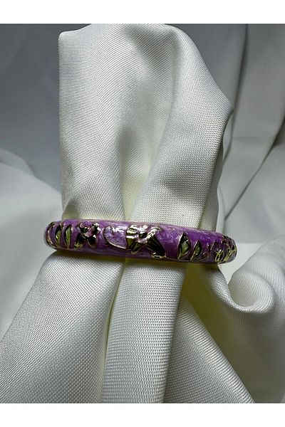 Mutenaura Enameled Handcuff Bracelet