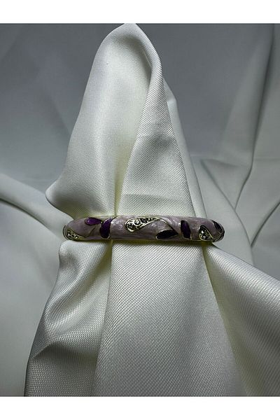 Mutenaura Enameled Handcuff Bracelet