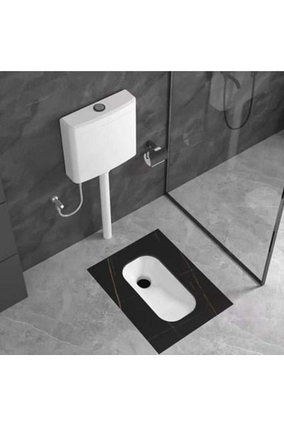 TAFASSELL NEW Arabic-style toilet seat, black porcelain