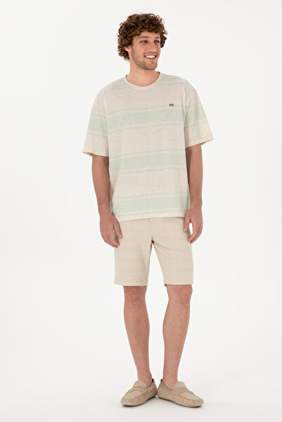 U.S. Polo Assn. Erkek Camel Dokuma Şort 50300443-VR015