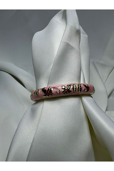 Mutenaura Enameled Handcuff Bracelet