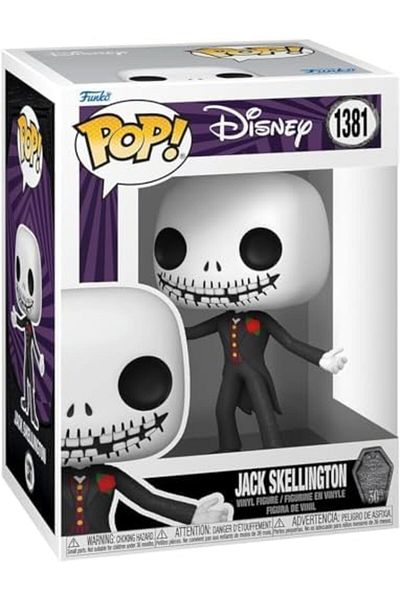 Funko بوب ديزني: الكابوس قبل عيد الميلاد 30 - شخصية جاك سكيلينجتون من الفينيل قابلة للتجميع