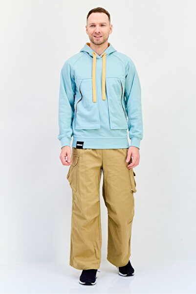 hoka Men Sportswear Fit Long Sleeves Outdoor Hoodie, Sage Green