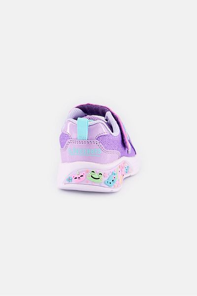 SKECHERS Toddlers Girl My Dreamers Velcro Closure Outdoor Shoes, Purple