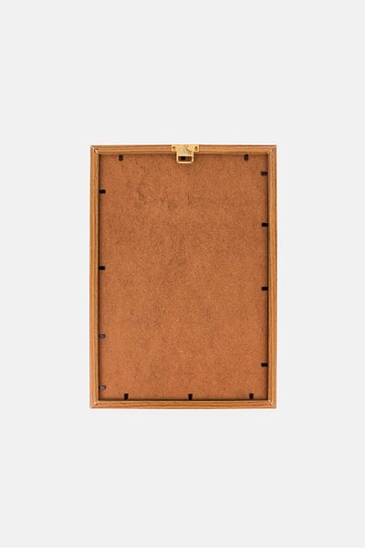 Muy Mucho Wooden Poster With Frame, Multicolor