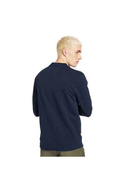 Timberland Established 1973 Embroidered Logo Crew N Men's Navy Blue Sweatshirt Tb0A2Feq4331