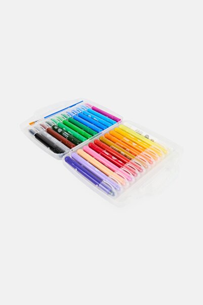 Marvel 24 Colors Avengers Drawing Markers With Plastic Case, Multicolor