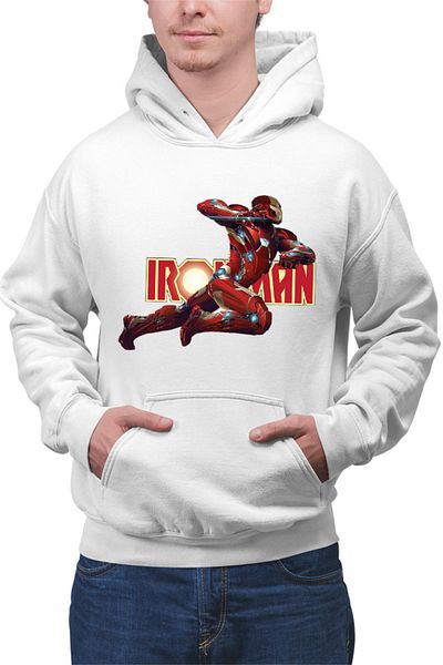 OEM Men's Hoodie Ironman Logo Light Heavy Strong Alpha Fire Hot