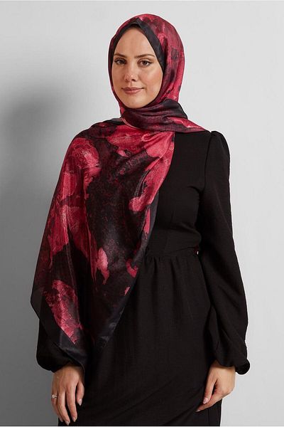Alvina Patterned Shawl 8549