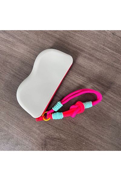 Choice Grey Silicone Zipper Eyeglass Case, Sunglasses Storage Protective Case, Hanging Bag, Wallet, Waterpr