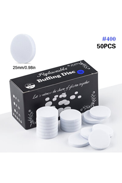 Choice1 G400-50pcs-A ورق صنفرة قابل للاستبدال ذاتي اللصق للقدمين لتلميع باديك...