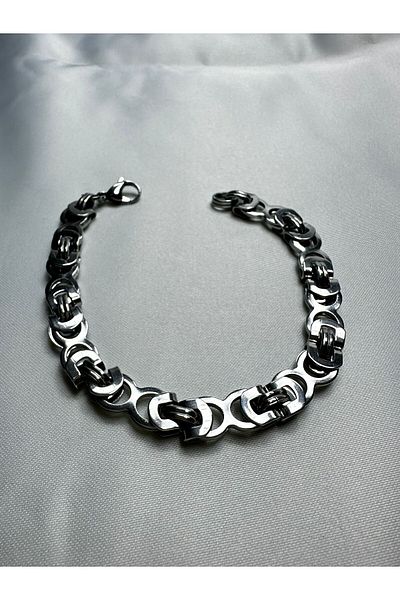 Mutenaura Stainless Steel Chain Bracelet Men