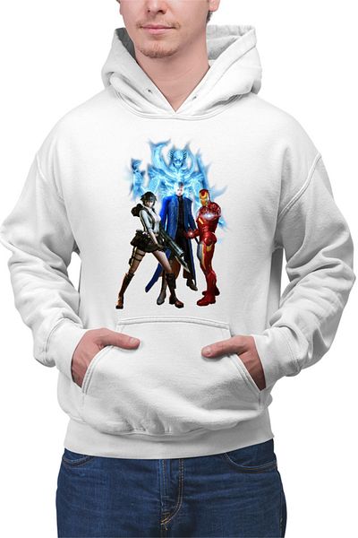 OEM Hanorac Barbati Ironman Devil May Cry Vergil Lady Demons