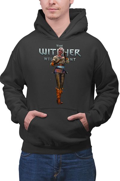 OEM Men's Hoodie Witcher Ciri Adventure Horror Exorcist Game