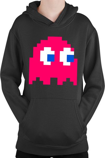 OEM Kids Sweatshirt Pac Man Atari Console Gameplay Enemy Games
