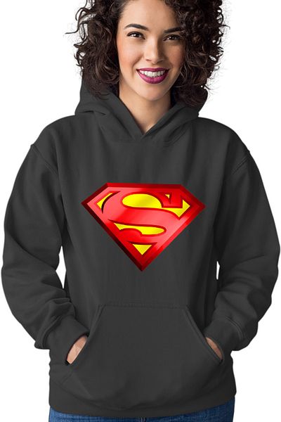 OEM Hanorac Femei Superman Logo Clark Kent Comic Book Jerry Siegel