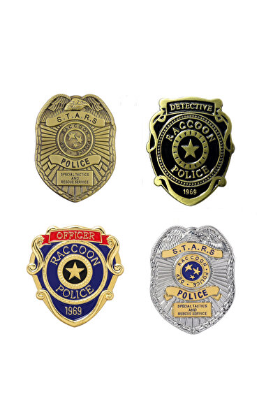 Choice1 مجموعة لعبة Resident Evil Raccoon City شارة النجوم بروش شارة الشرطة 1...