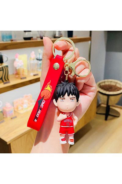 Choice 6 cm D Japanese Slam Dunk Master Basketball Key Chain Rukawa Kaaba Sakuragi Flower Road Car Bag Pend