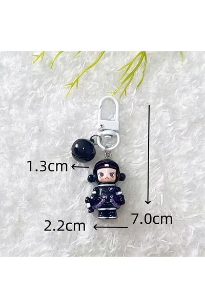 Choice 2 Cartoon Girl Keychain Cute Girl Heart Sweet Pendant