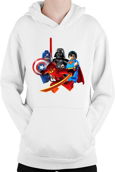 OEM Children's Hoodie Heroes Group Superman Darth Vader Captain America