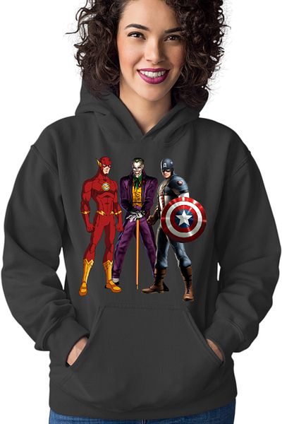 OEM Hanorac Femei Captain America Joker Flash Serious Speed Suit