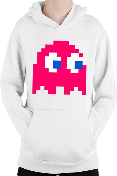 OEM Kids Sweatshirt Pac Man Atari Console Gameplay Enemy Games