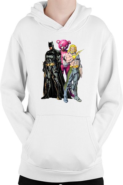 OEM Hanorac Copii Batman Aquaman Fortnite Pink Fluffy Skin Weapons