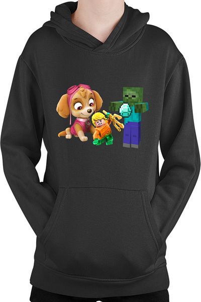OEM Aquaman Skye Paw Patrol Zombie Minecraft Kids Hoodie