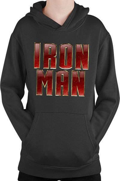 OEM Hanorac Copii Ironman Logo Metal Comics Cartoons American